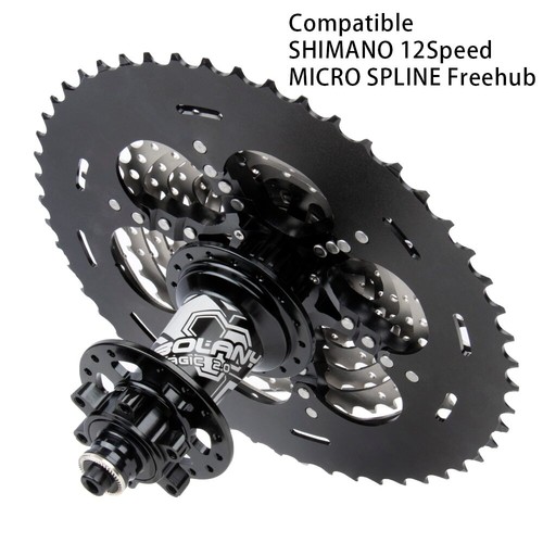 Casete de bicicleta de montaña/bicicleta de carretera 11-52T para bicicleta de rueda libre de 12 velocidades para Shimano HG/XD/MS - Imagen 2 de 19