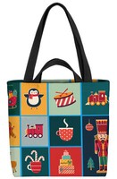 Winter Spielzeug Tasche Nikolaus Winter Weihnachten Nussknacker Zug PläTzchen B