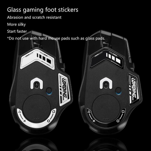 Enhanced Grip and Shock Absorption Tempered Glass Foot Stickers for G502X - Bild 7 von 10