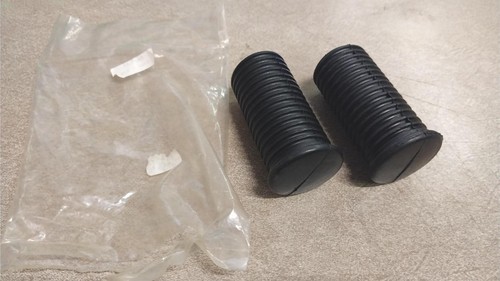 Rubbers Footpeg Ironhead Shovelhead Sportster FX Driver Pegs Harley Superglide - Picture 2 of 7