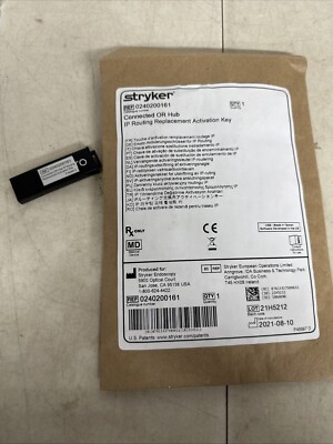Stryker Connected OR Hub USB Software IP Routing Replacement Key 0 240200161