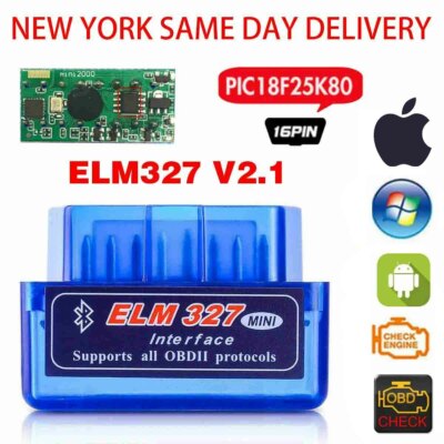 OBD2 Wireless Bluetooth Car Read Scanner Auto Scanner (For iOS & Android )