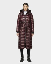New Rudsak Down Mayme Coat In Burgundy, Not Sold In The Us! $995 Original Price