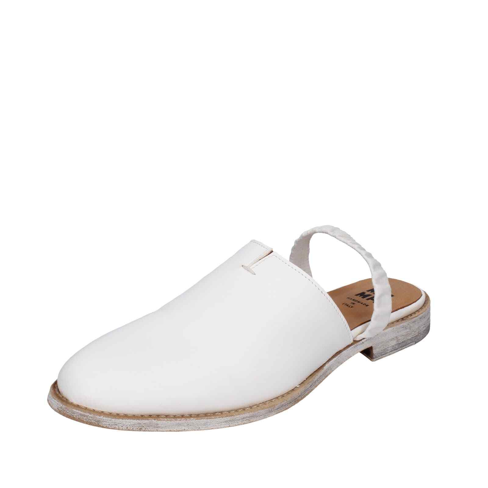 сандалии scarpe donna MOMA от bianco pelle 1GS325-TV SABOT BD437 20990₽