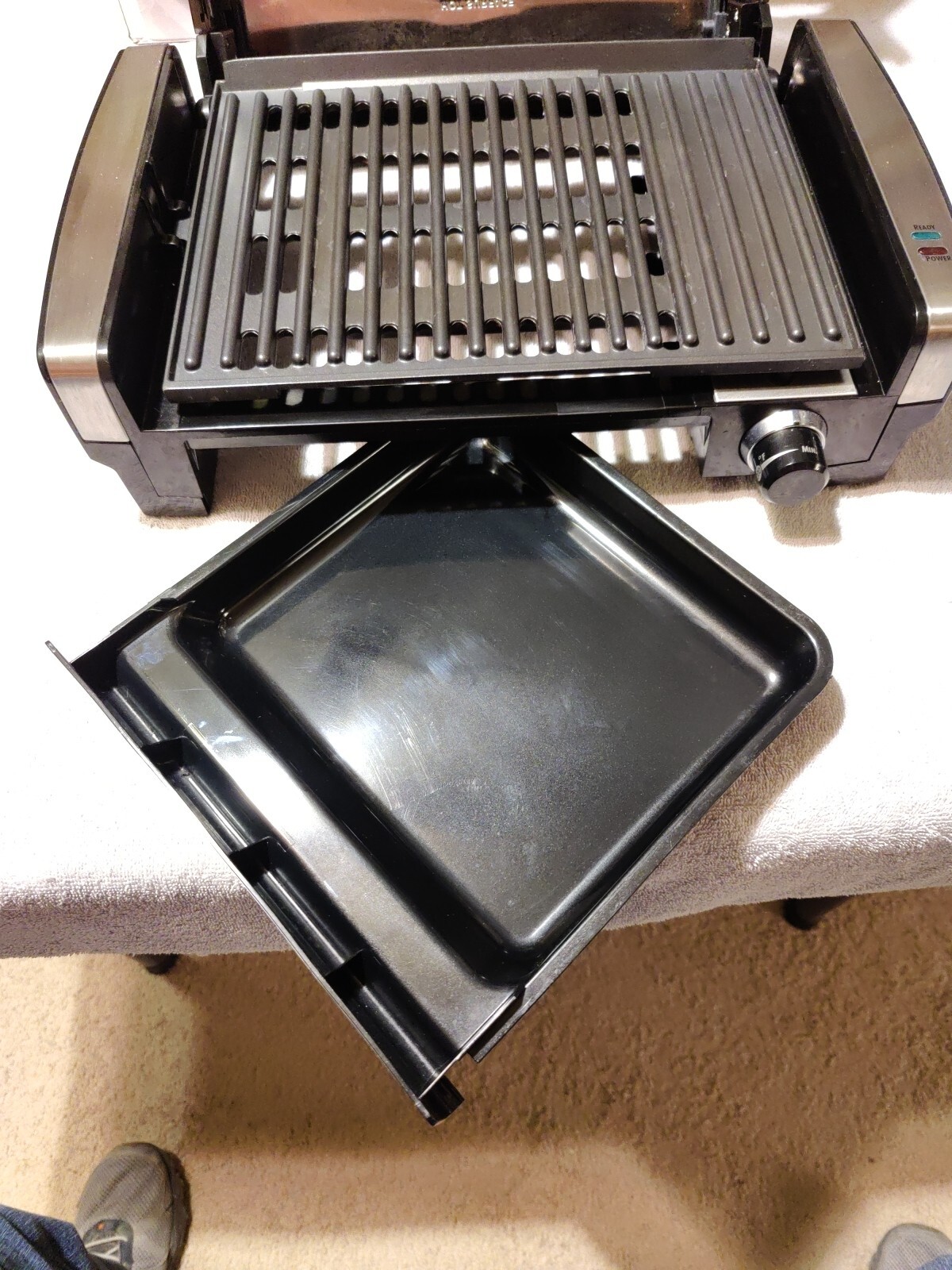 Hamilton Beach 25360 Electric Indoor Searing Grill, Temp Control to