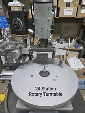 ROTARY INDEXING TABLE  HOT  STAMPING PRESS,  24 STATIONS, AUTOMATIC OPERATION