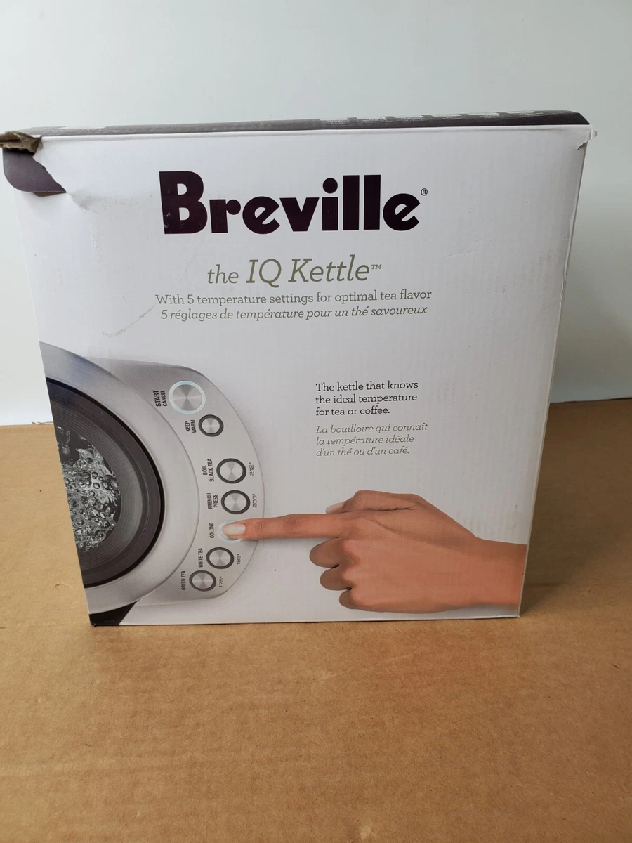  Breville IQ Electric Kettle, Brushed Stainless Steel, BKE820XL,  7.5 Cups,Silver: Electric Kettles: Home & Kitchen