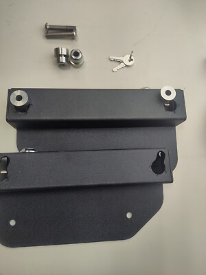 Quick Release Saddlebag Brackets for Harley Softail. Easy Brackets