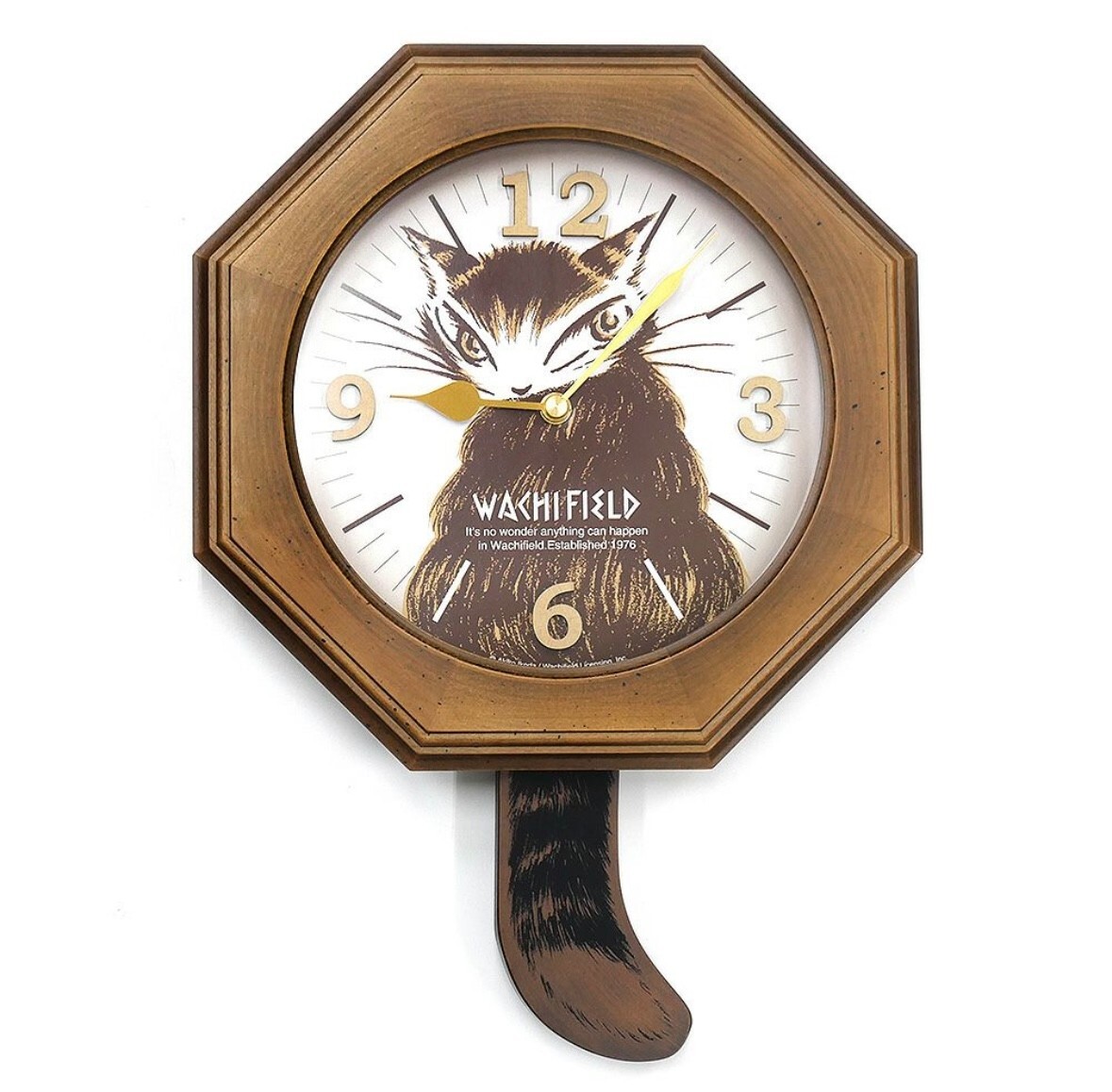 Wachifield Pendulum Clock Neko no dayan Japan Cat Clock Kawaii | eBay