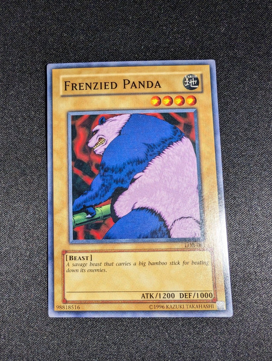 Yugioh - Frenzied Panda LOB-081 Unlimited Edition Common Asian