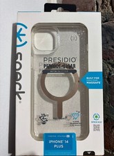 10 Pack Speck Presidio perfect-clear with glitter iPhone 14 Plus with Magsafe