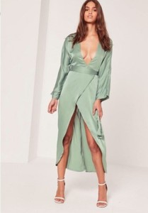 midi dress with kimono