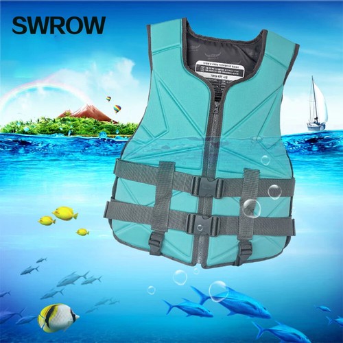 Outdoor Life Jacket Neoprene Safety Life Vest Water Sports Fishing Water Ski - Picture 11 of 15