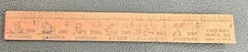 American Pencil Company Antique 7” Ruler History Timeline School Advertising