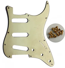 Aged Relic Pickguard Mint Green 3-Ply 11 Hole for ST Guitars SSS(w/ aged screws)