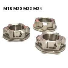 M18 M20 M22 M24x1.5mm Titanium Flange Nuts for Car Motorcycle