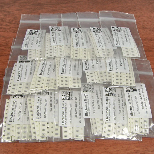 SMD 0805 Surface Mount Resistors 800 Piece Starter Pack Kit