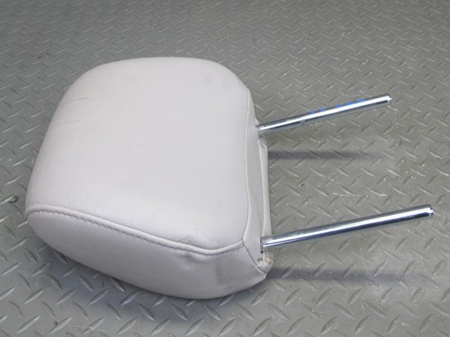 07-09 NISSAN 350Z Z33 CONV SET OF 2 FRONT LEFT & RIGHT LEATHER HEADREST GRAY OEM - Picture 18 of 22