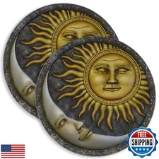 Mouse Pad, Round Mouse Pads, 2 Pack, Dia 8.7 inch, Cute Small Mousepad, Stitc