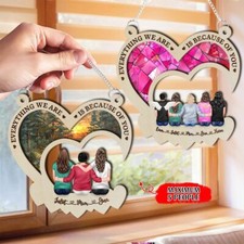 Personalized Mom Suncatcher Gift from Daughter, Mother's Day Window Decor