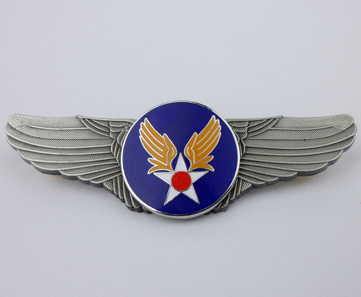 WW2 US Army Air Forces Wings Badge Pin Insignia USAAF BADGE