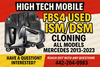 MERCEDES BENZ  2013 -2023 USED DONOR ISM DSM FBS4 MODULE PROGRAMMING A0002703152