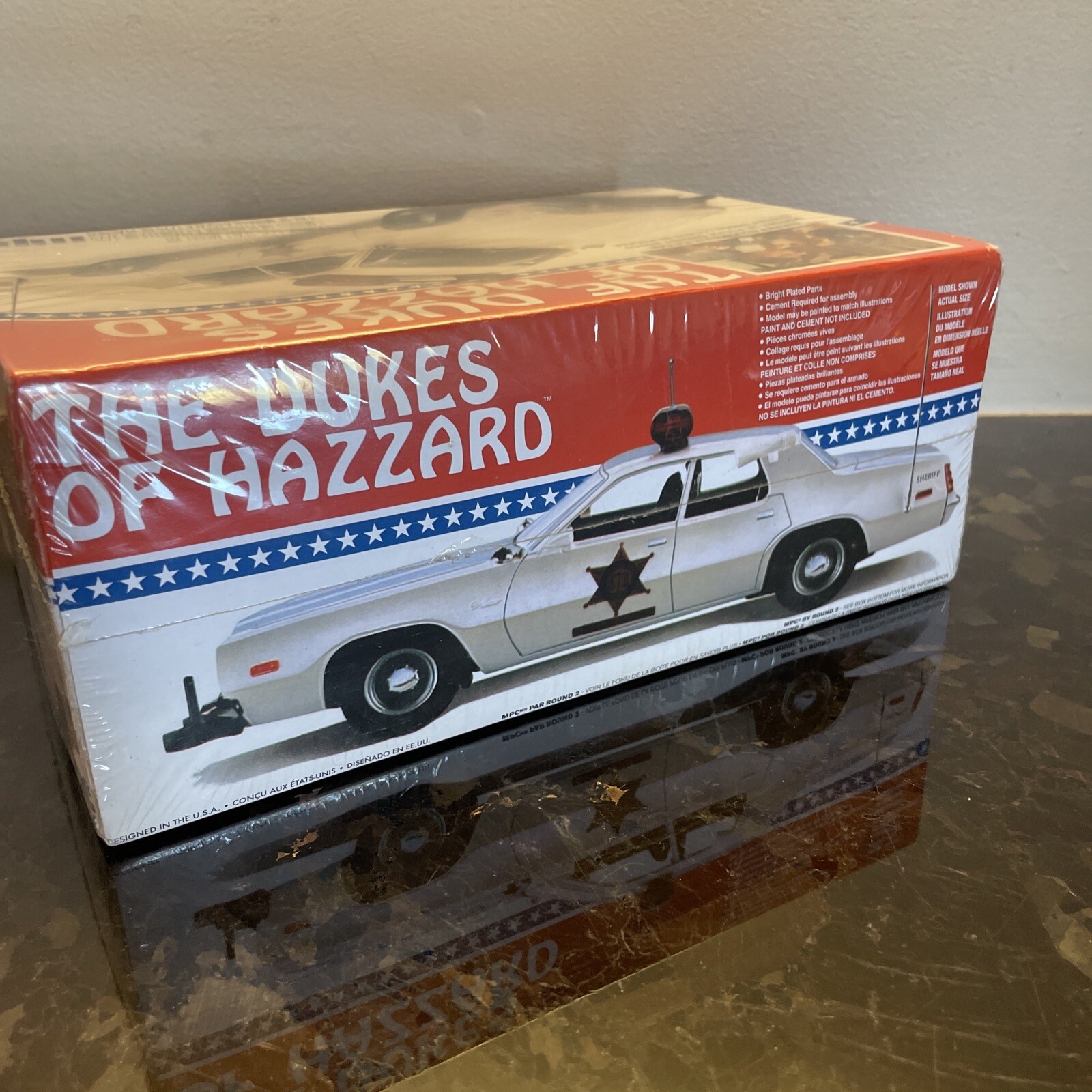 NEW MPC The Dukes of Hazzard General Lee Charger & Sherriff Roscoe’s