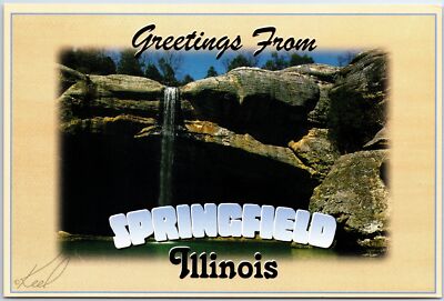 VINTAGE CONTINENTAL SIZE POSTCARD THE MAJESTIC CEDAR FALLS SPRINGFIELD ILLINOIS