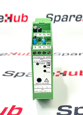 PHOENIX CONTACT MCR-S-1/5-UI-DCI Current Transmitter 2814634