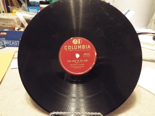 Richard Bowers - Baby Let Me Kindle Your Flame / Tear Drop In The Rain 78 (B7) - Imagen 2 de 5