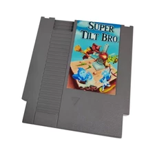 🕹️ Super Tilt Bro 8-Bit 72-Pin NES Game Cart - Brand New NTSC/PAL 🎮