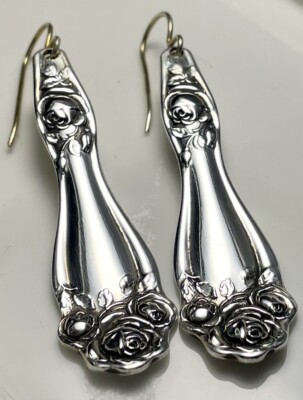 International Admiral American Beauty Rose Ancestral Alhambra Earrings Choice
