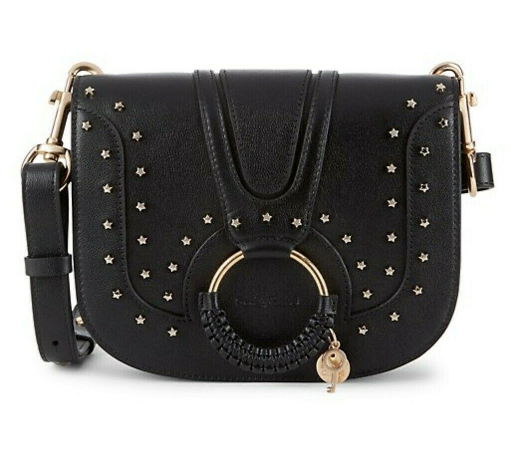 NWT See by Chloe - Hana Star-Studded Leather Bag - black NWT See by Chloe - Hana Star-Studded Leather Bag - black