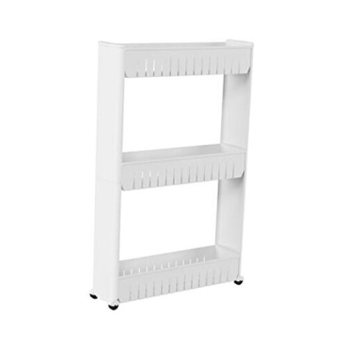 Lavish Store 3-Tier Rolling Cart – Narrow-Space Kitchen or Bathroom Slim Slide  - Picture 1 of 7