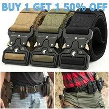 Men Casual Military Tactical Army Adjustable Quick Release Belt Light Weight