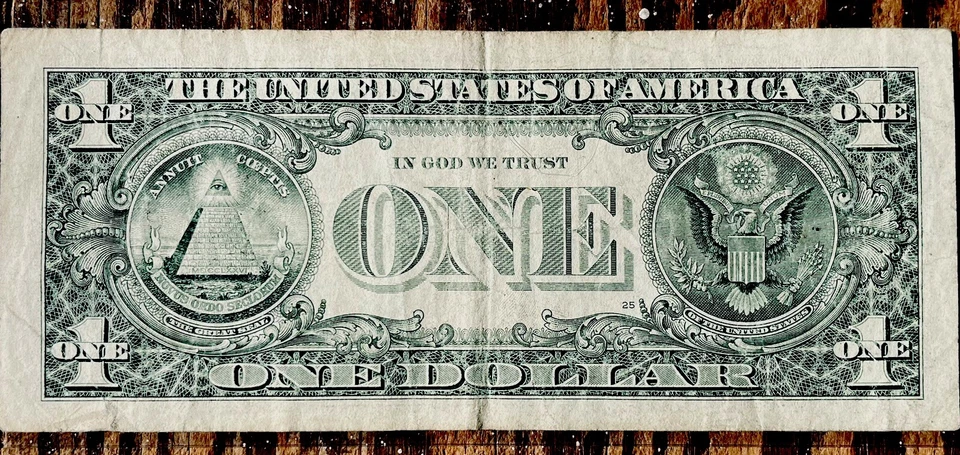 (17173797)  (2006) $1 Dollar Bill Fancy Serial Number… - Image 2 of 2