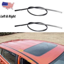 2xCar Roof Trim Molding Black Left & Right Kit For 2003 2004-2007 Toyota Corolla
