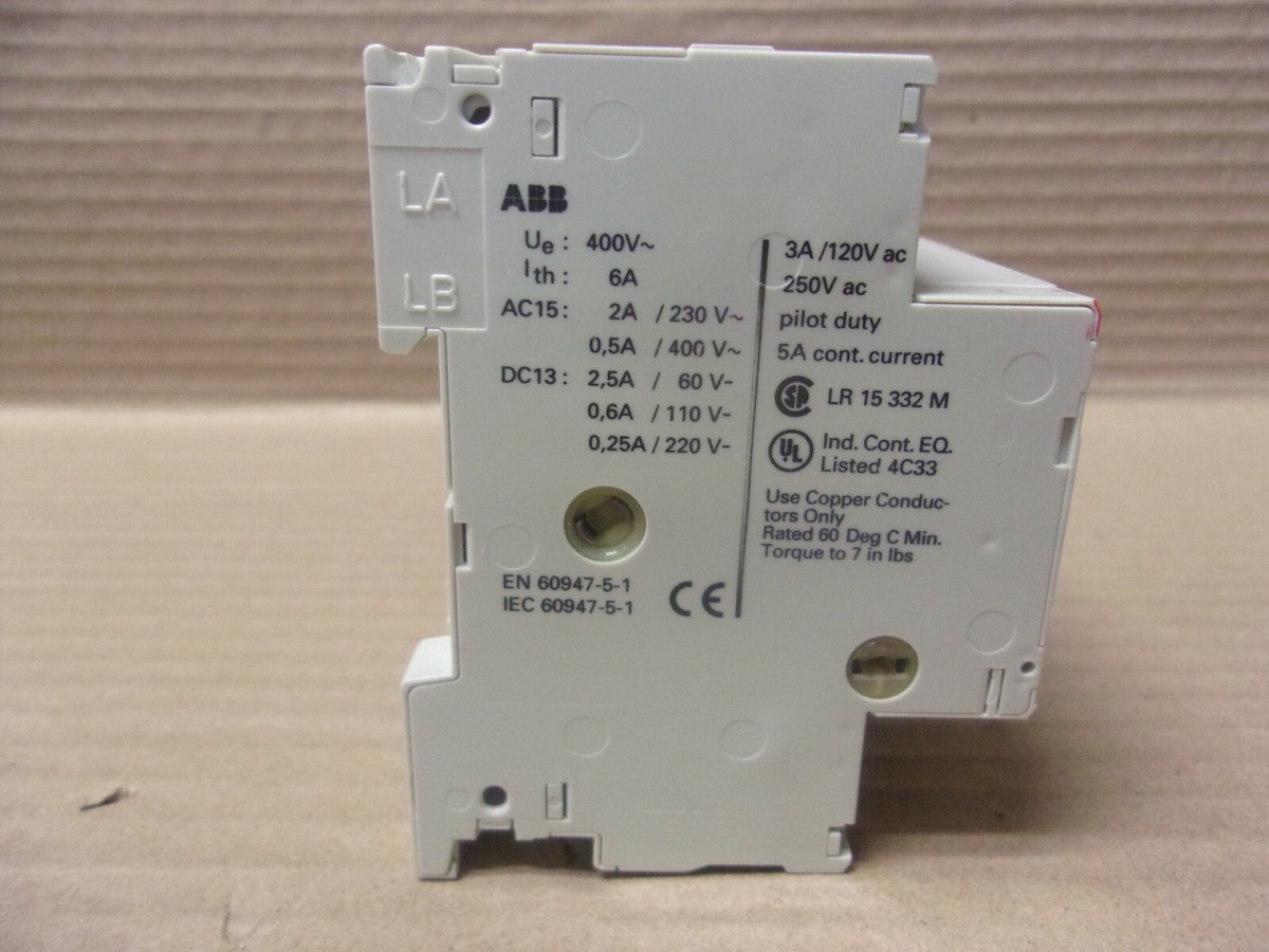 ABB MS 325 MS325 690v Manual Motor Starter 3 pole 25 amp auxilary