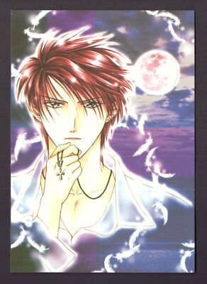 2000 YUU WATASE POSTCARD 15 x 10.5 cm. (6'' x 4.25'') Shogakukan Glenat #13 New
