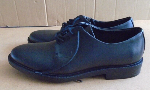 Calvin Klein style Carl Black Leather Oxford Mens 8.5 US Lace Up - Picture 5 of 11