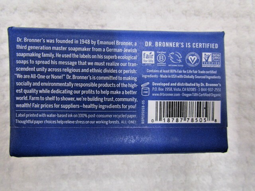 DR. BRONNER'S~~U PICK ONE SOAP~~MANY SCENTS TO CHOOSE FROM 5 OZ BAR BIN - Picture 13 of 15