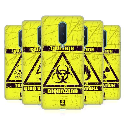 HEAD CASE DESIGNS GEFAHRENSYMBOL SOFT GEL HANDYHÜLLE FÜR GOOGLE ONEPLUS HANDYS