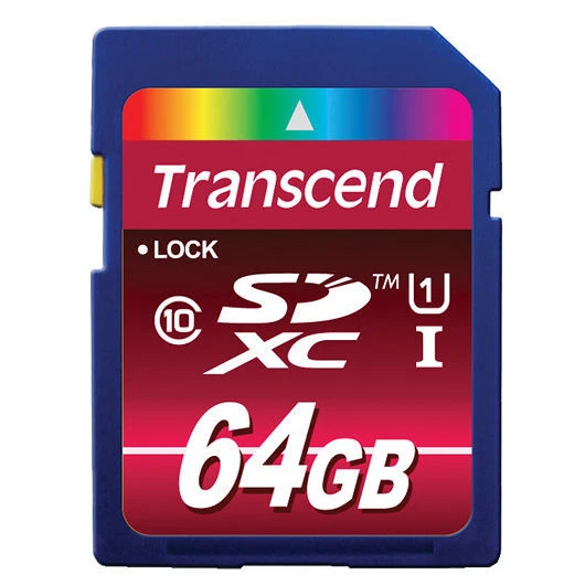 Transcend MicroSD 64 GB Camera Memory Cards
