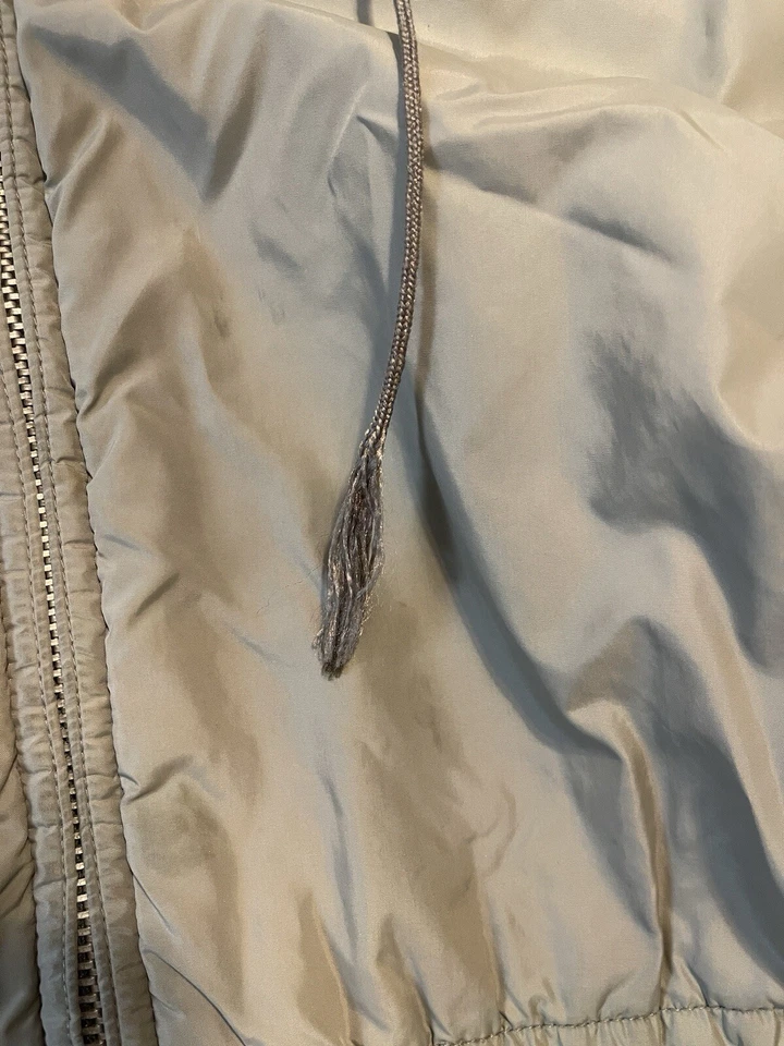 Винтажный Mighty Mac куртка мужской размер 44 бежевый вне O Gloucester выстеганная с подкладкой пальто - Изображение 2 из 4