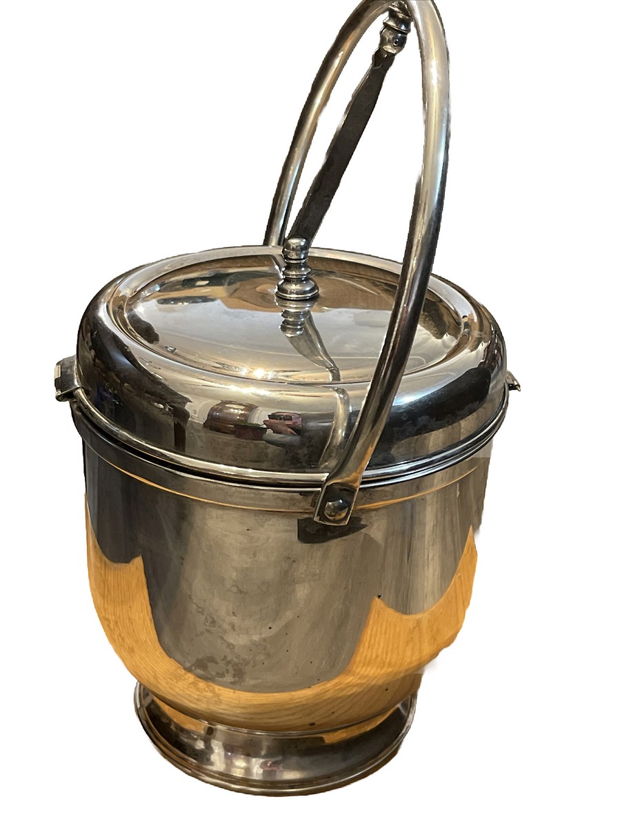 VINTAGE/ANTIQUE English Silver Twin Top Tub ICE BUCKET UK