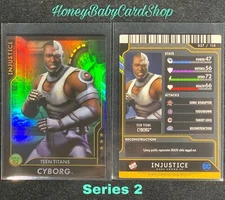 Injustice Arcade GEM MINT Series 2 Card 37 Teen Titans Cyborg Holofoil