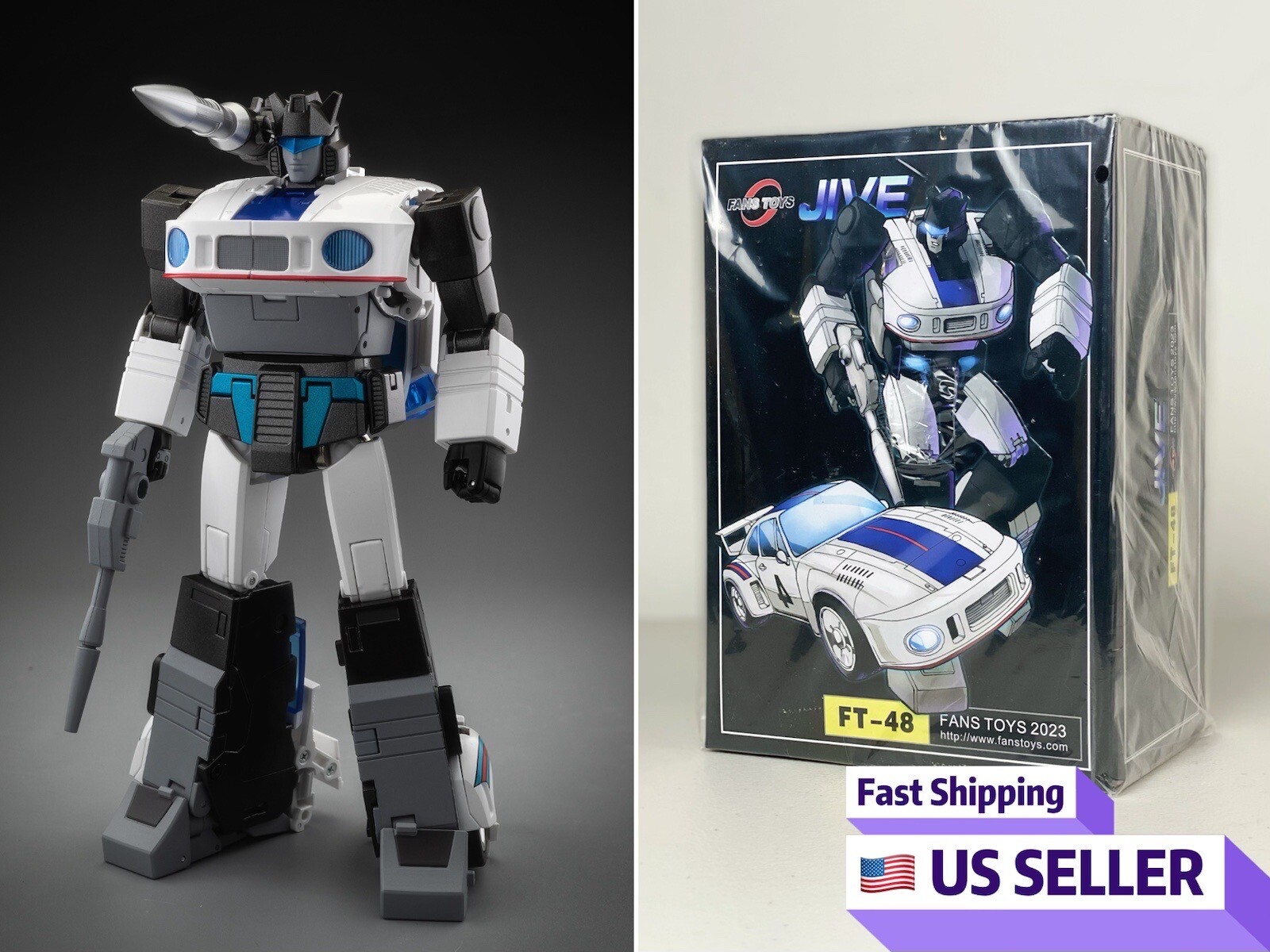 FansToys FT48 Jive (Masterpiece G1 Transformers Jazz) MISB 2023 Ver