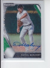 2021 Prizm Draft Daniel McElveny White Disco Auto /50 SP Red Sox PDP166