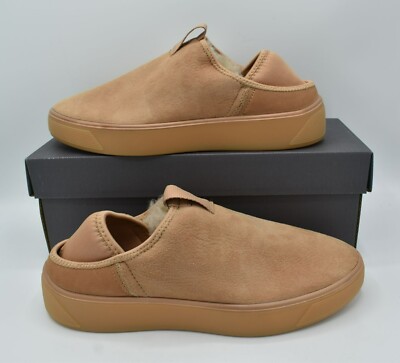 ECCO Womens EUR 40 US 9-9.5 Street Tray Slip On Toffee Lined Nubuck Casual Shoes