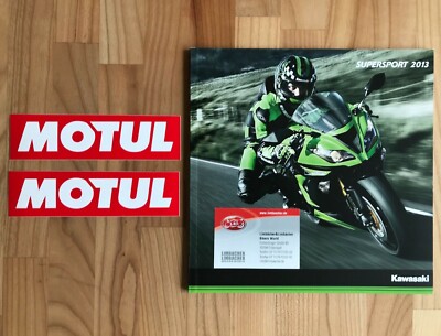 Kawasaki SUPERSPORT Ninja ZX-10R ZX-6R 636  Promotion Set Prospekt 2013+Sticker